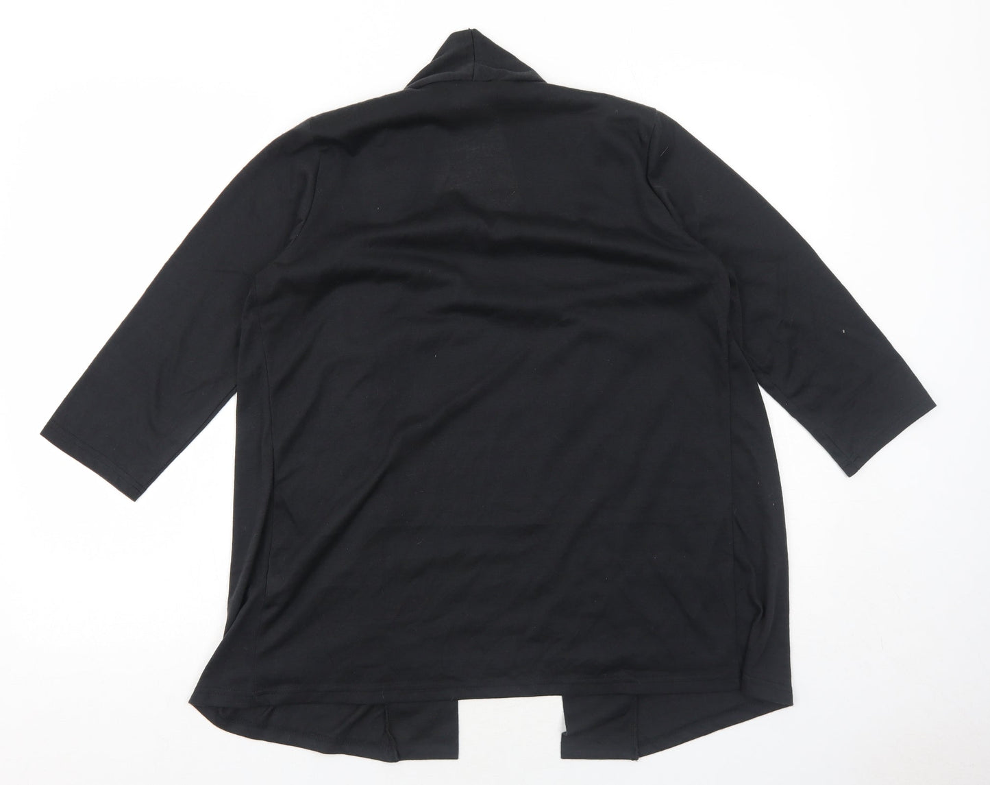 Womens UK Size 10 Gabriella Vicenza Black Basic Blouse