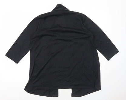 Womens UK Size 10 Gabriella Vicenza Black Basic Blouse