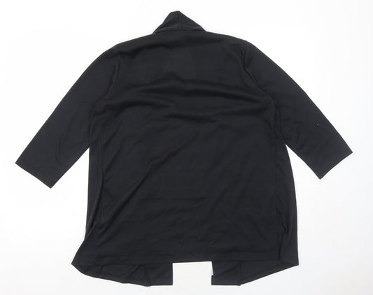 Womens UK Size 10 Gabriella Vicenza Black Basic Blouse