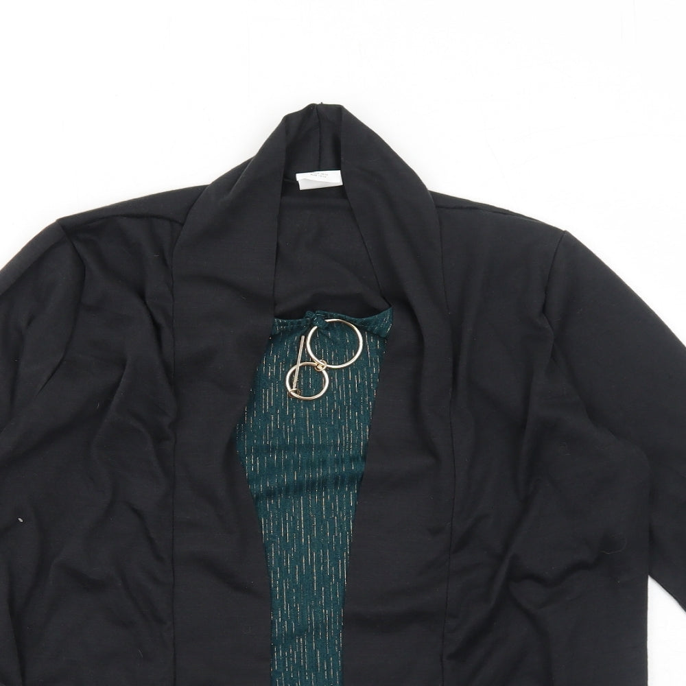 Womens UK Size 10 Gabriella Vicenza Black Basic Blouse
