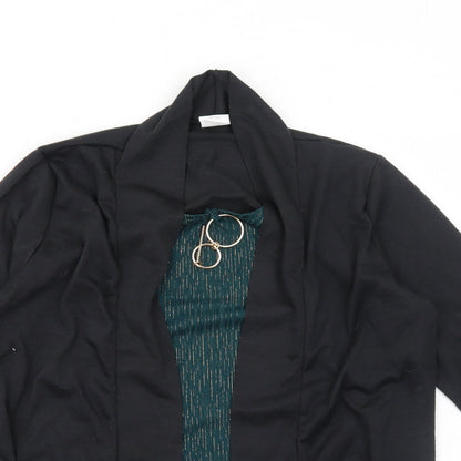 Womens UK Size 10 Gabriella Vicenza Black Basic Blouse