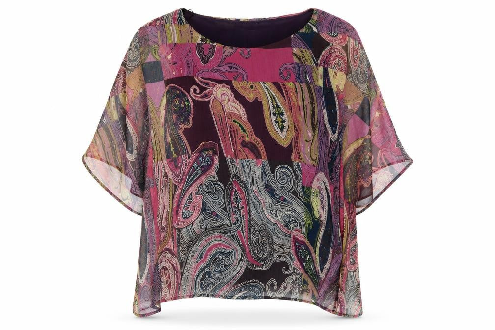 Womens UK Size S CC Purple Basic Blouse