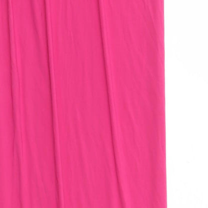 PRETTYLITTLETHING Womens Pink Polyester Peasant Skirt Size 10