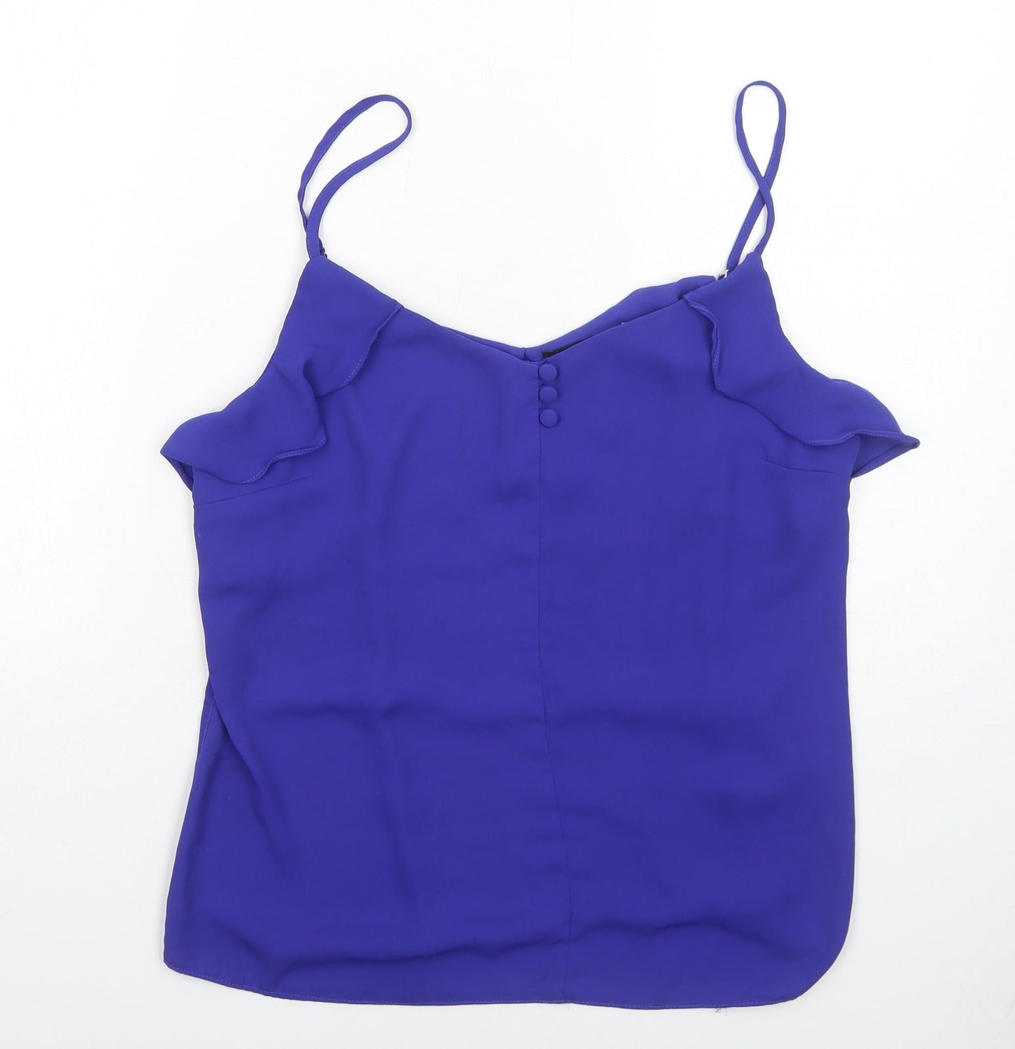 Womens UK Size 16 Dorothy Perkins Blue Basic Tank