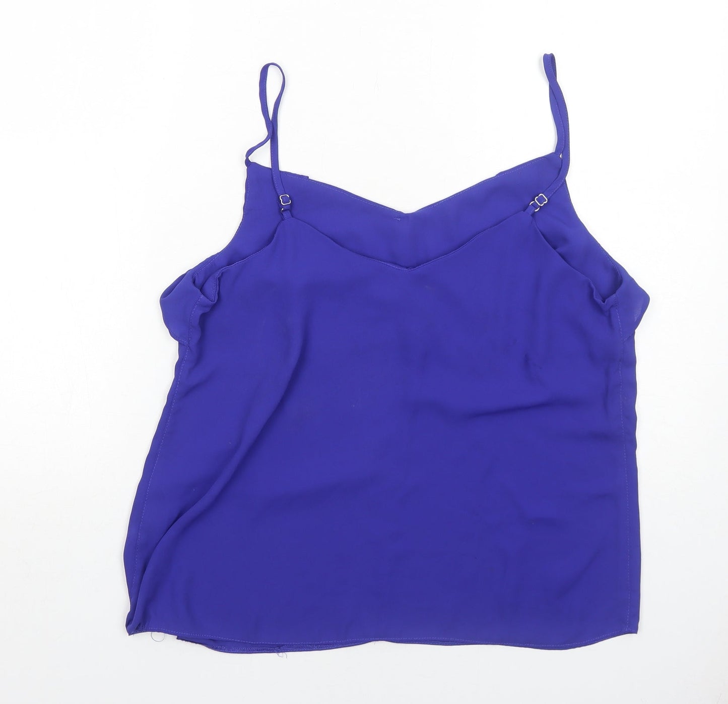 Womens UK Size 16 Dorothy Perkins Blue Basic Tank