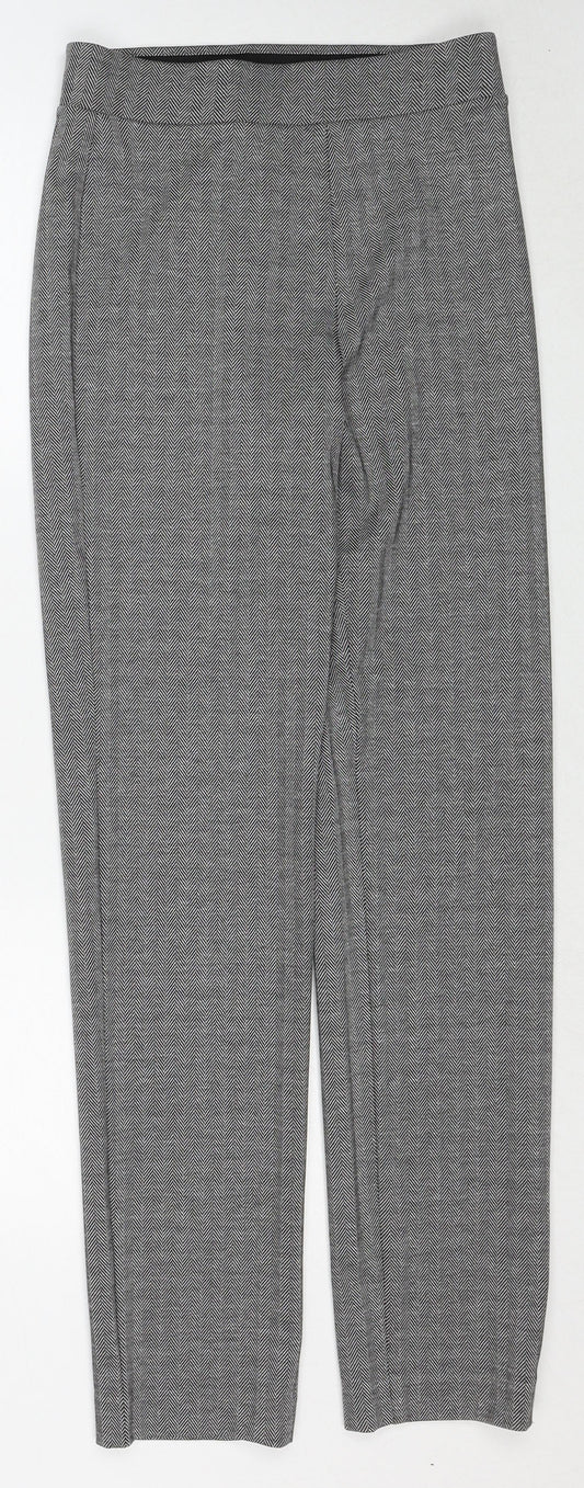 Womens UK Size 8 Marks and Spencer Regular Fit  Grey Trousers