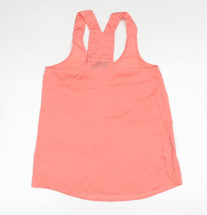 Womens UK Size S Mango Pink Basic Tank
