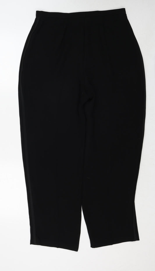 Womens UK Size 16 Marks and Spencer Regular Fit  Black Trousers