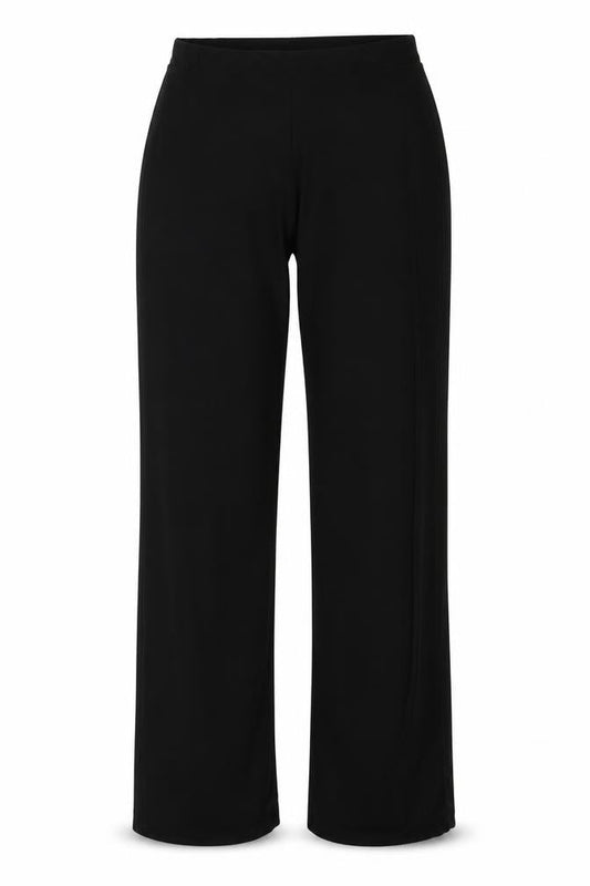 Womens UK Size 10 PRETTYLITTLETHING Regular Fit  Black Trousers