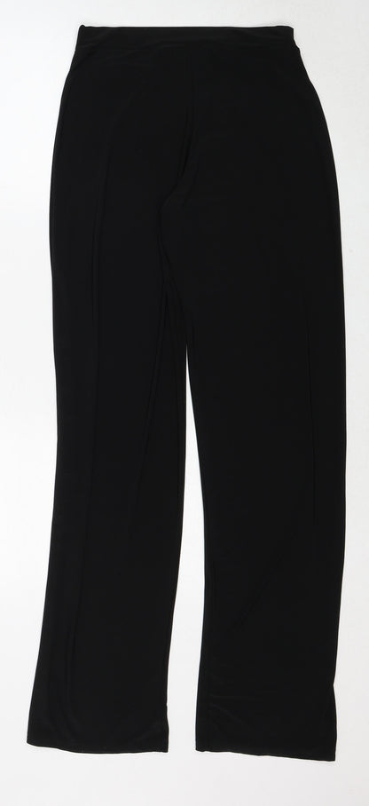 Womens UK Size 10 PRETTYLITTLETHING Regular Fit  Black Trousers