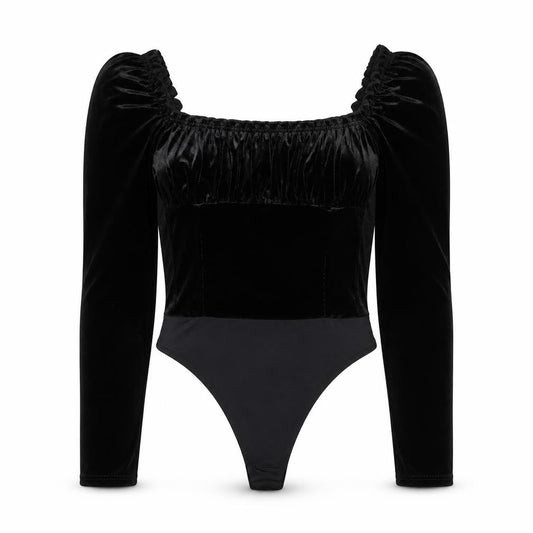 Womens UK Size 8 Miss Selfridge One-Piece Black Bodysuit