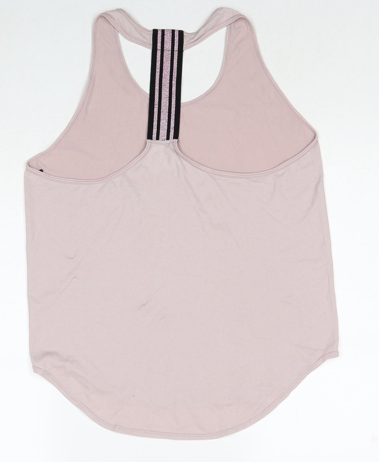 Boux Womens Pink Polyester Pullover Tank Size S Round Neck Pullover