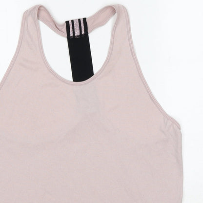 Boux Womens Pink Polyester Pullover Tank Size S Round Neck Pullover