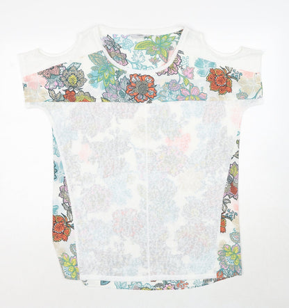 Womens UK Size 14 NEXT Multicoloured Basic T-Shirt