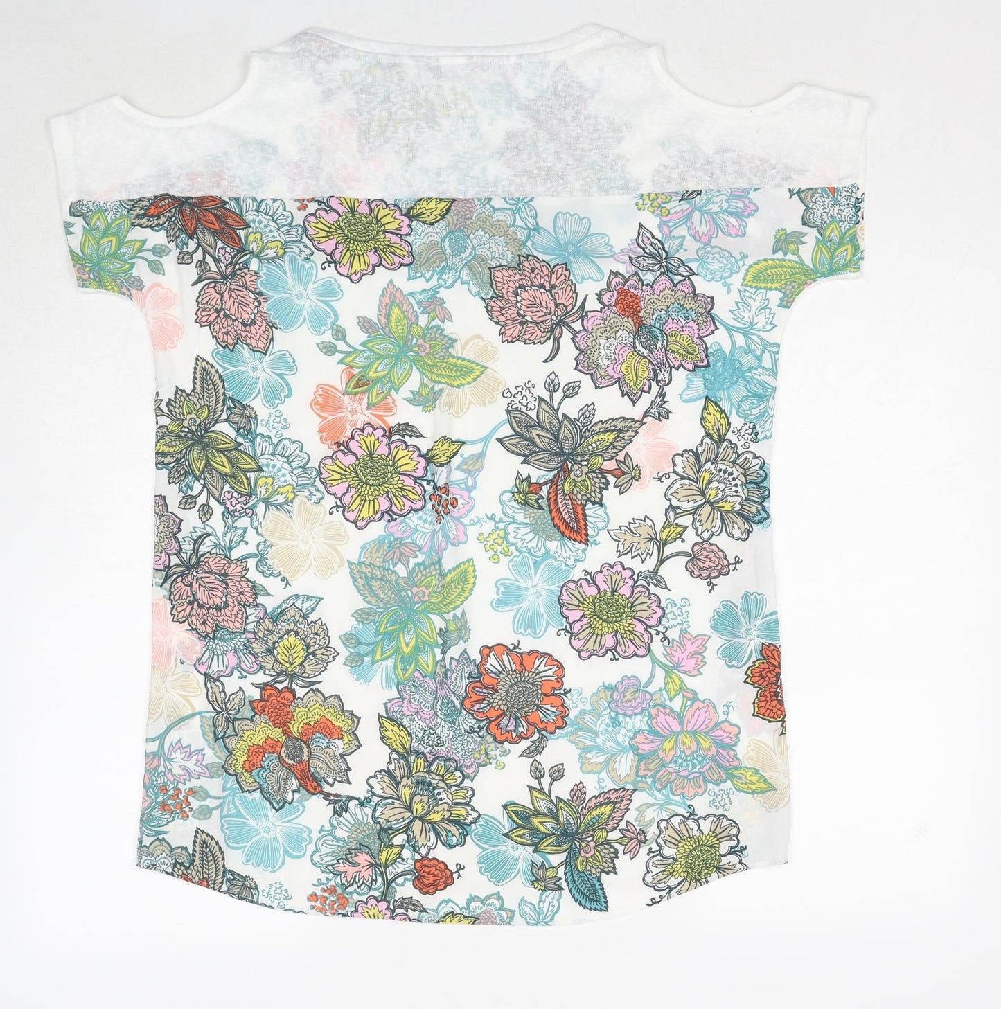 Womens UK Size 14 NEXT Multicoloured Basic T-Shirt