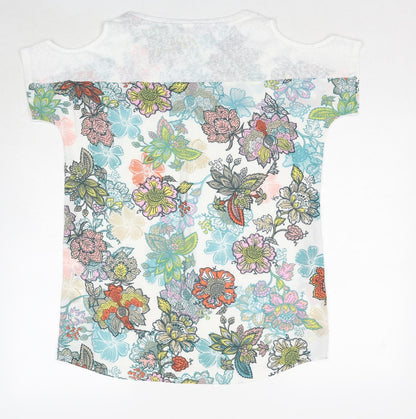 Womens UK Size 14 NEXT Multicoloured Basic T-Shirt