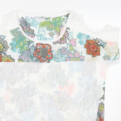 Womens UK Size 14 NEXT Multicoloured Basic T-Shirt