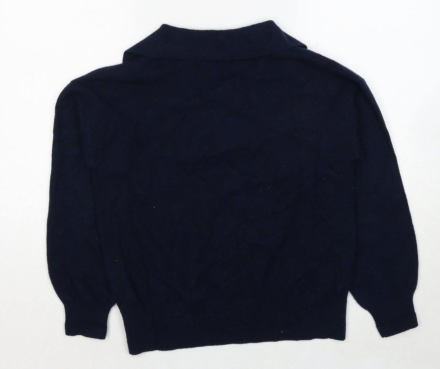 Womens UK Size S Marks and Spencer Blue Pullover Jumper
