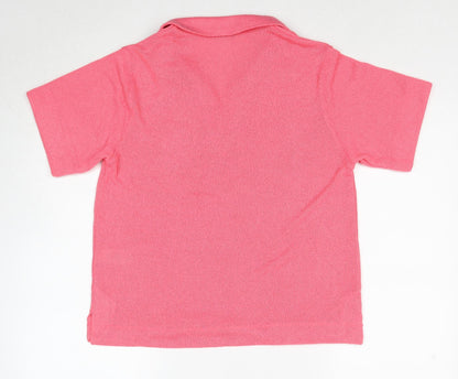 Womens UK Size 10 Marks and Spencer Pink Pullover Jumper