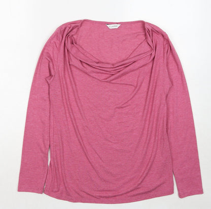 Womens UK Size 8 Marks and Spencer Pink Basic T-Shirt