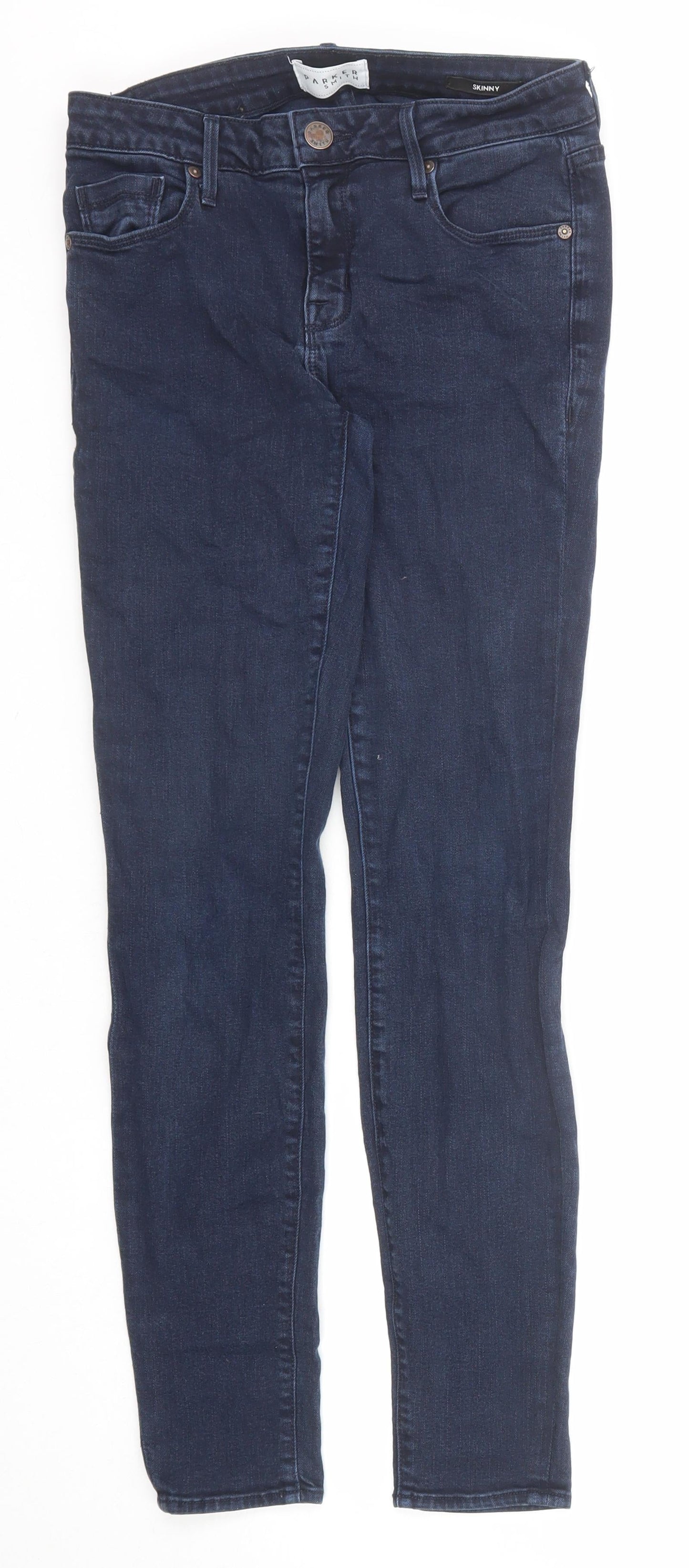 Parker Smith Womens Blue Cotton Jegging Jeans Size 26 in Regular Zip
