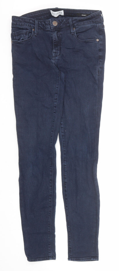 Parker Smith Womens Blue Cotton Jegging Jeans Size 26 in Regular Zip