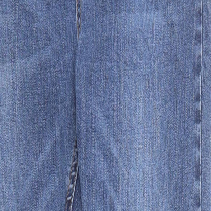 Hera Womens Blue Cotton Skinny Jeans Size 30 Regular Zip