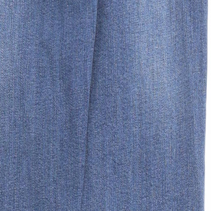 Hera Womens Blue Cotton Skinny Jeans Size 30 Regular Zip