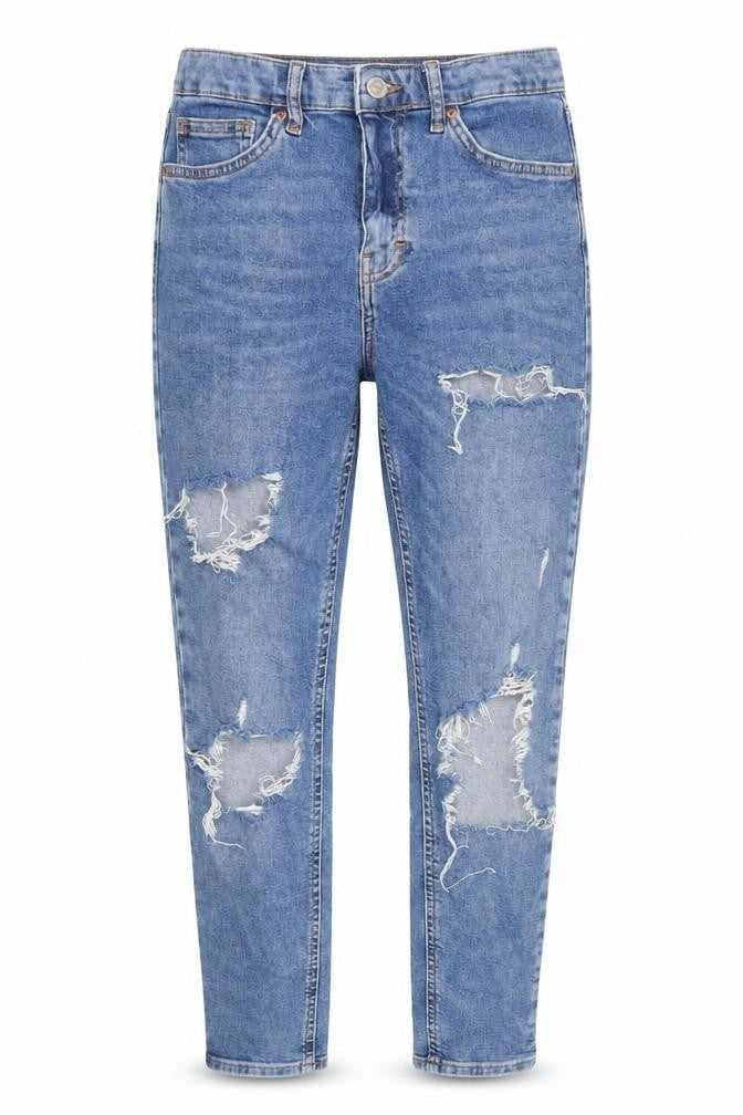 Womens UK Size 26 in Topshop Regular Fit Skinny Blue Jeans