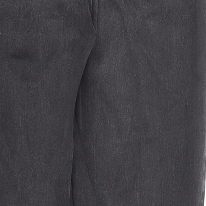 Only Womens Black Cotton Straight Jeans Size 30 in Regular Zip