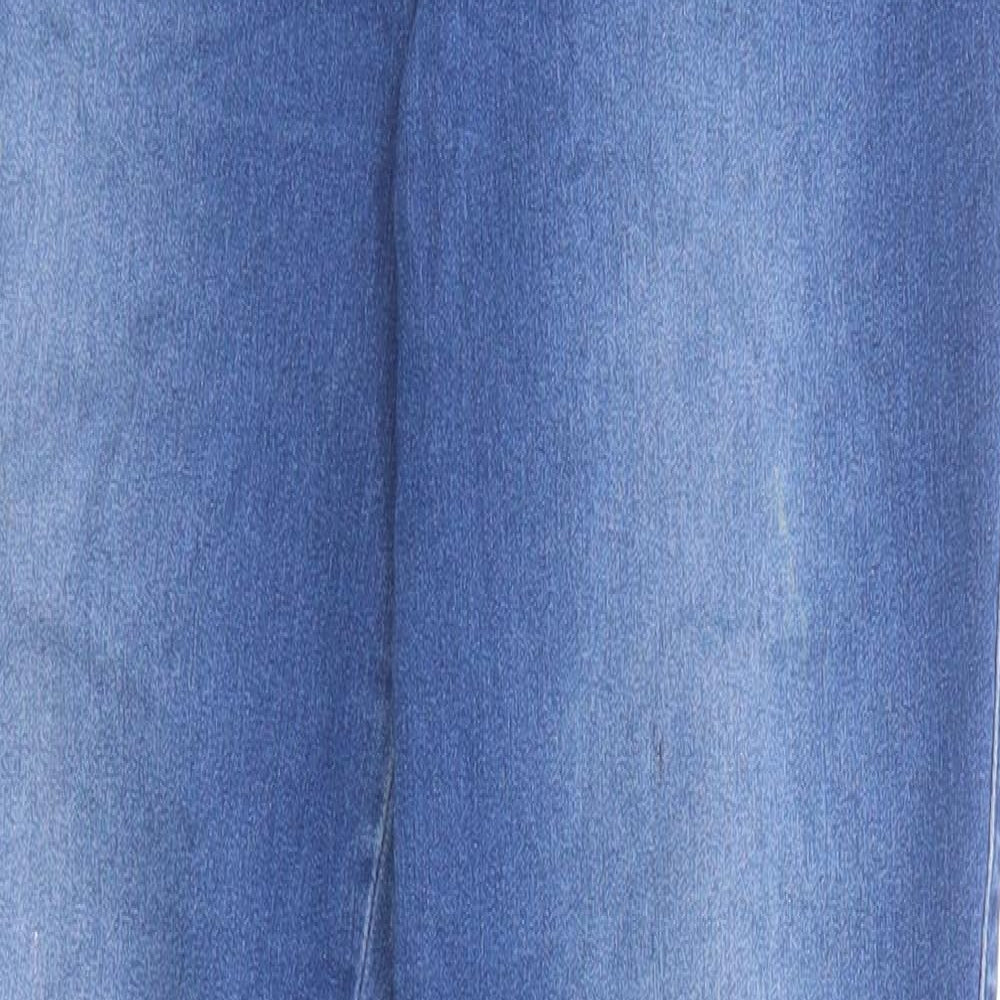 Only Womens Blue Cotton Skinny Jeans Size 32 in Regular Zip