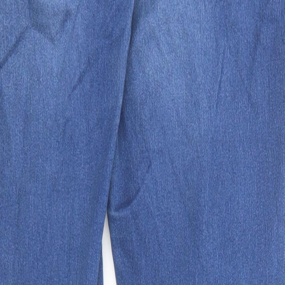 Only Womens Blue Cotton Skinny Jeans Size 32 in Regular Zip