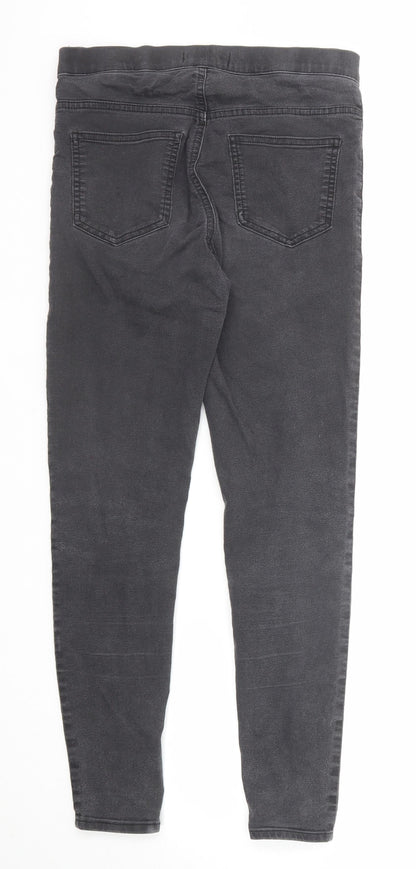 Marks and Spencer Womens Black Cotton Jegging Jeans Size 10 Regular