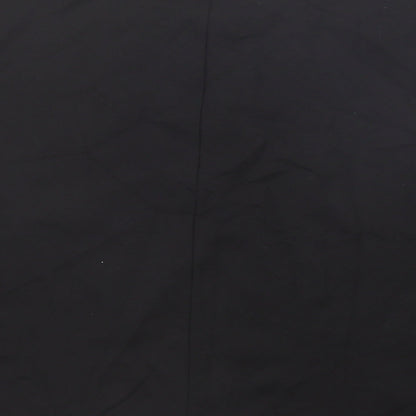 Dorothy Perkins Womens Black Viscose Swing Skirt Size 14