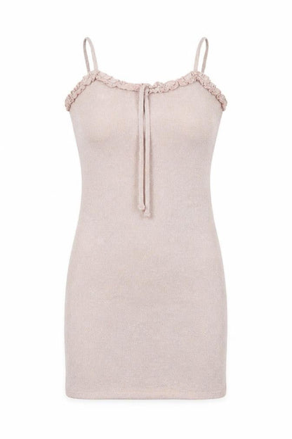 Urban Outfitters Womens Pink Polyester Slip Dress Size M Round Neck Pullover