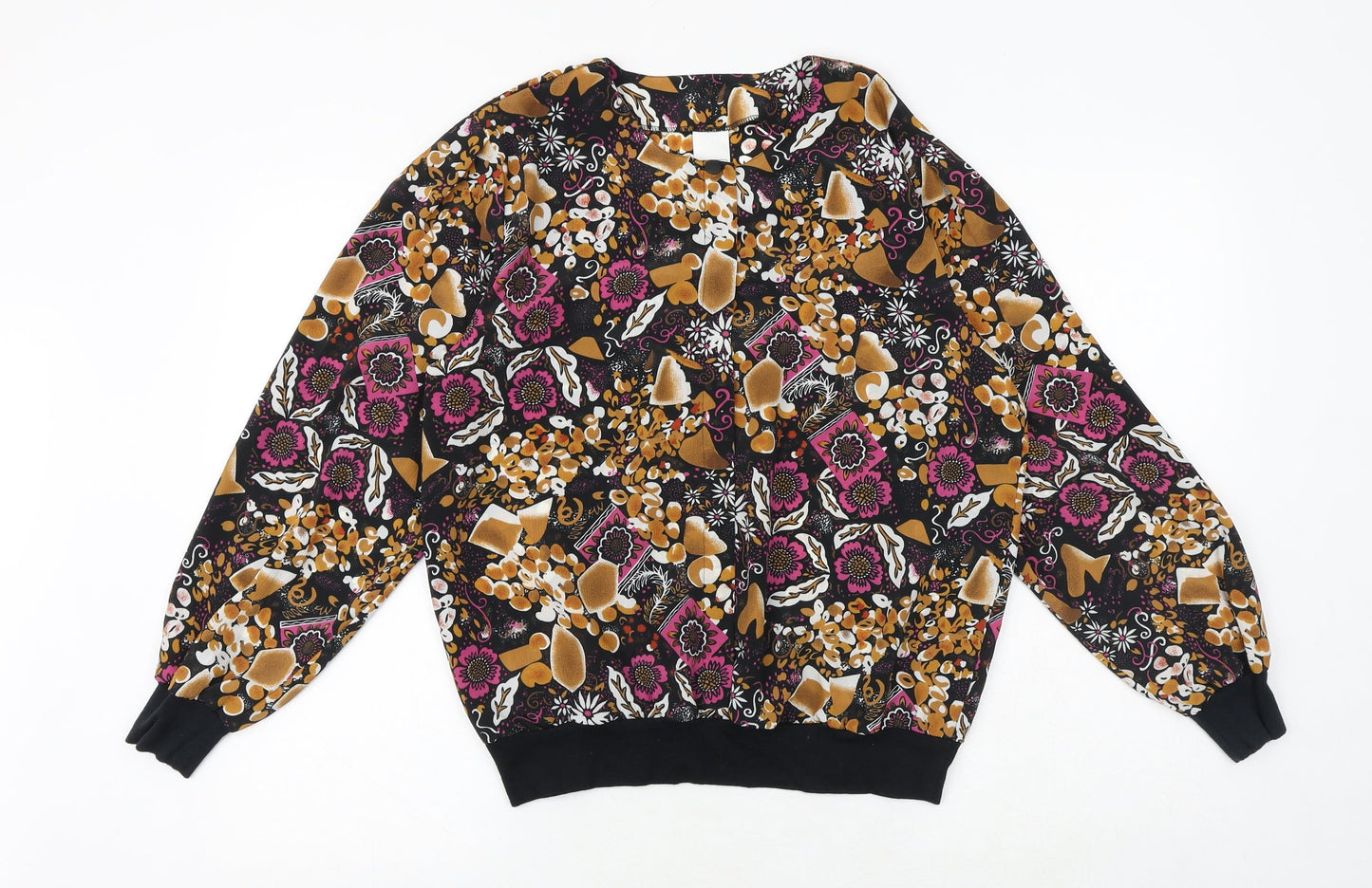 Womens UK Size 16 Canada Multicoloured Basic Button-Up