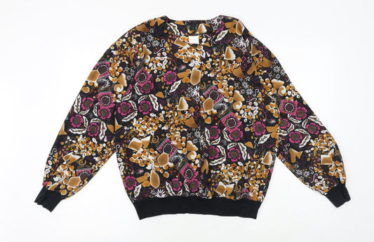 Womens UK Size 16 Canada Multicoloured Basic Button-Up