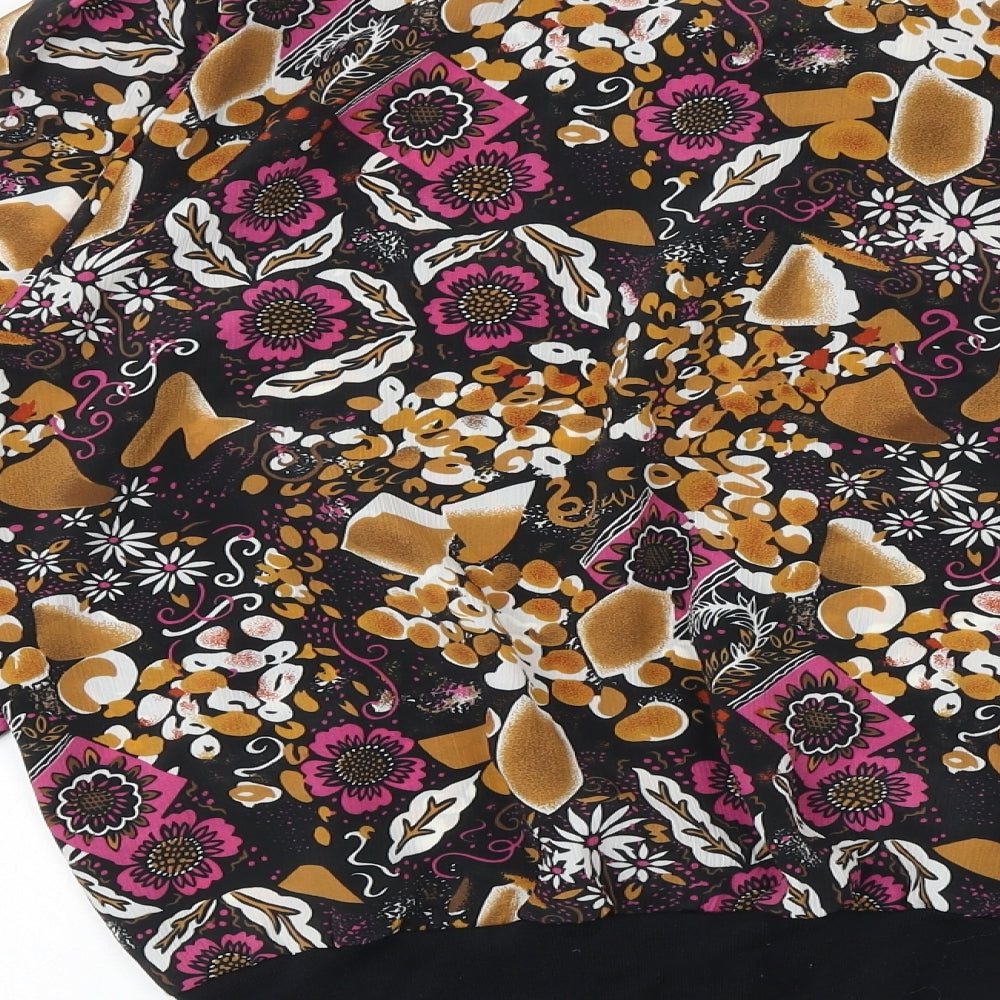 Womens UK Size 16 Canada Multicoloured Basic Button-Up