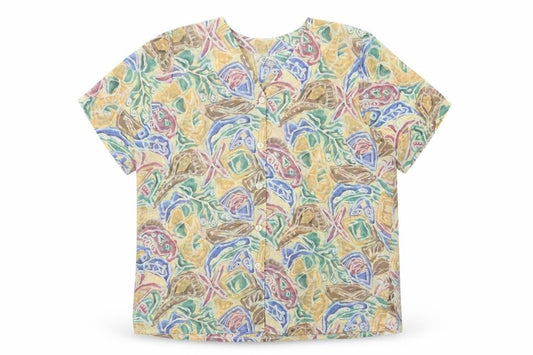 Womens UK Size 16 Debenhams Multicoloured Basic Button-Up