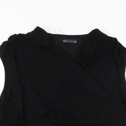 Womens UK Size 24 Marks and Spencer Black Basic Tank