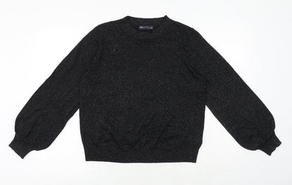 Womens UK Size M Marks and Spencer Black Pullover Jumper
