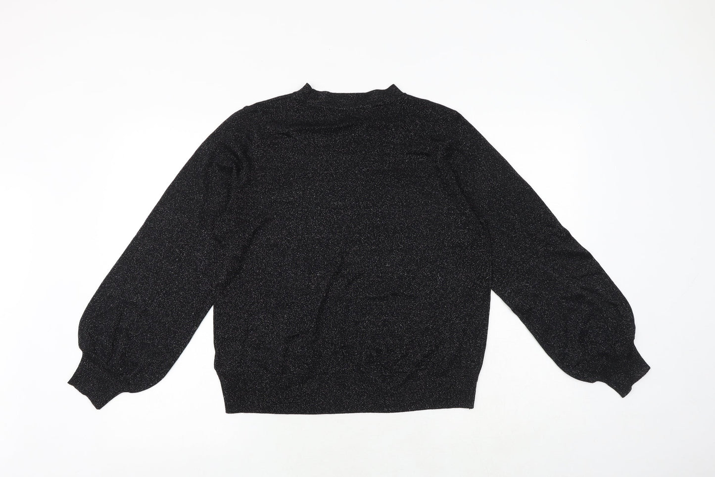 Womens UK Size M Marks and Spencer Black Pullover Jumper