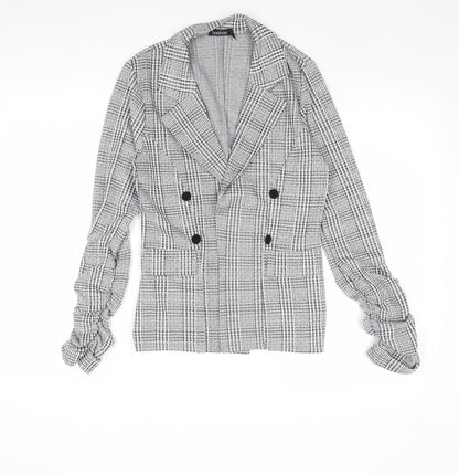 Womens UK Size 10 Boohoo Grey Jacket