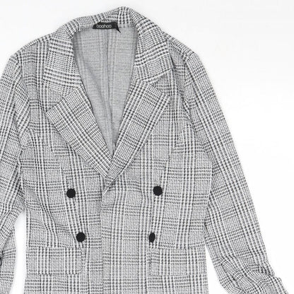 Womens UK Size 10 Boohoo Grey Jacket