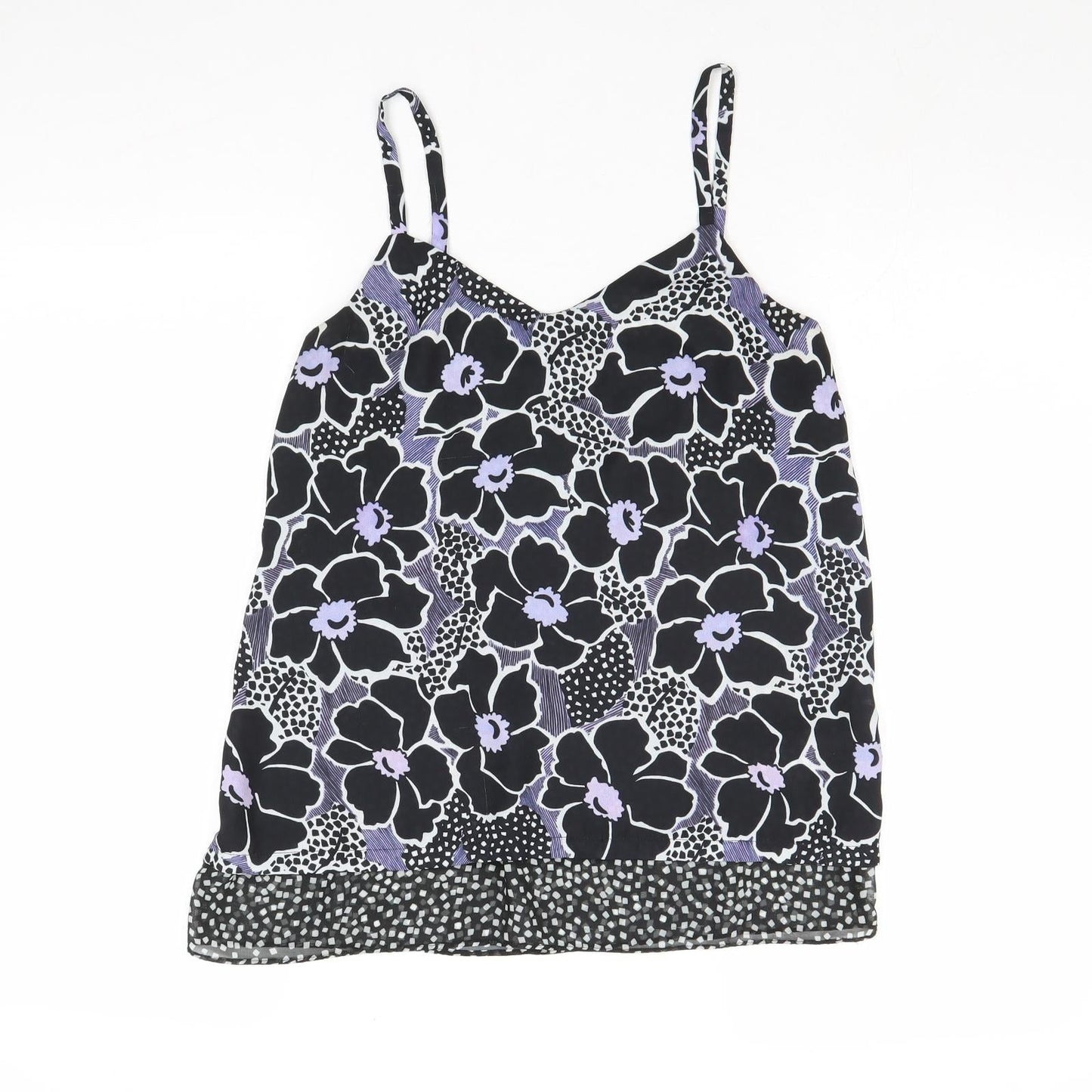 Womens UK Size 8 Warehouse Multicoloured Basic Tank