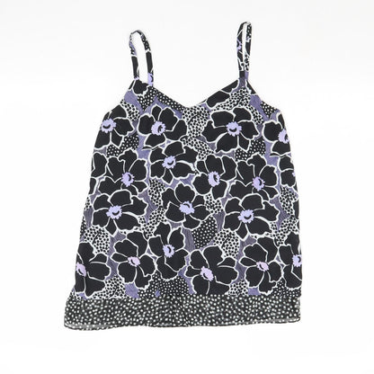 Womens UK Size 8 Warehouse Multicoloured Basic Tank
