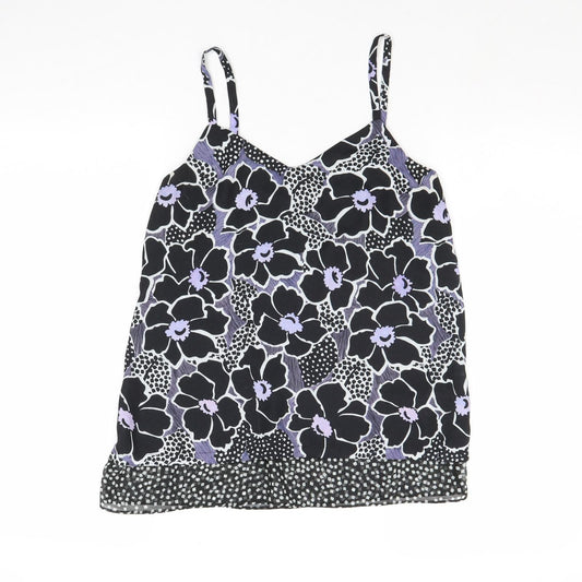 Womens UK Size 8 Warehouse Multicoloured Basic Tank