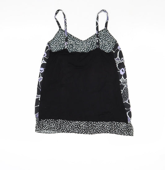 Womens UK Size 8 Warehouse Multicoloured Basic Tank