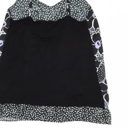 Womens UK Size 8 Warehouse Multicoloured Basic Tank