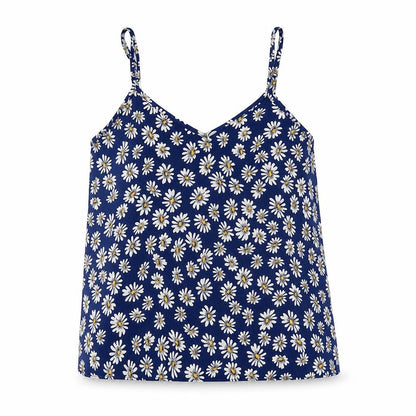 Womens UK Size 8 River Island Blue Basic Tank